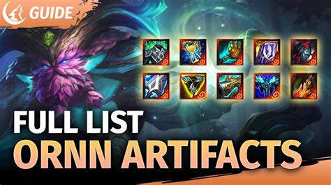 tft ornn items|Artifact TFT Item Stats